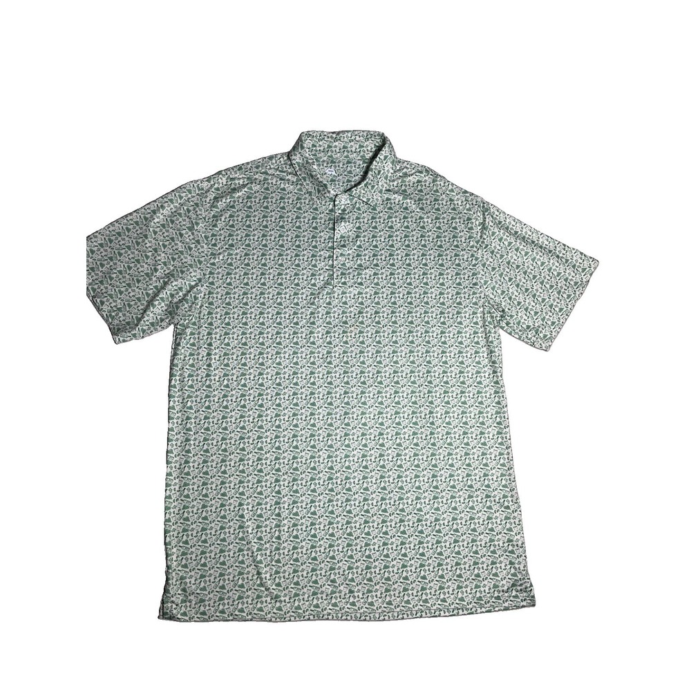 Onward Reserve Performance Polo Shirt Men's XL Cocktail Drink AOP Golf